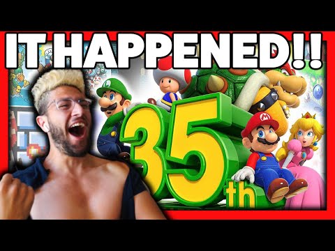 MARIO 35TH ANNIVERSARY DIRECT LIVE REACTION!! - THE SHIRT IS OFF (3D WORLD, MARIO REMASTERS & MORE!)