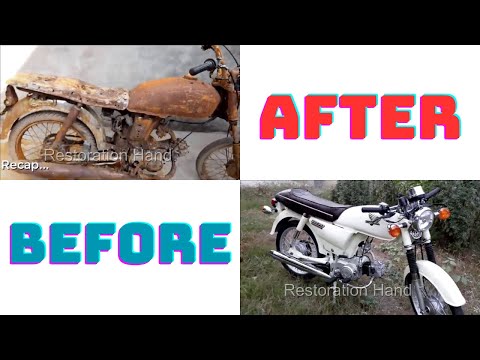 Restoration Hand Bringing a Classic Honda #Motorcycle Back to Life - You Won't Believe What Happens