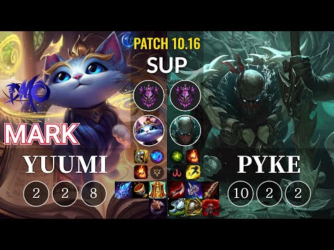 DMO Mark Yuumi vs Pyke Sup - KR Patch 10.16