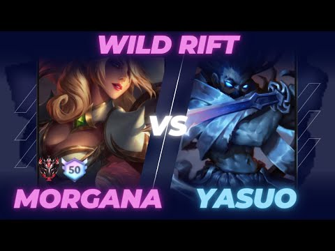 Morgana vs Yasuo MID | KDA 8/0/9 GRANDMASTER - Wild rift Gameplay