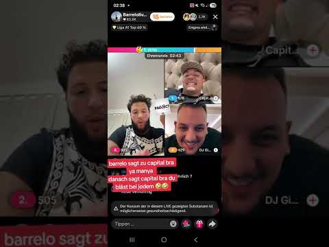 🛑Capital X Barrelo X Dj Gimi o Live auf TikTok (Liveausschnitt)