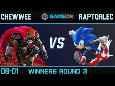 Chewwee (Ganondorf) vs Raptorlec (Sonic) - Game On 8/01 Winners R3