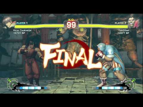 SSF4: Kiryu Tsukimiya (Guy) VS cab55sei (Boxer)