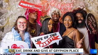 Gryphon Place hosts Eat, Drink, Give event
