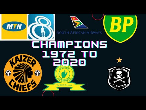 BP Top 8 SSA Super 8 MTN 8 Winners 1972 to 2020
