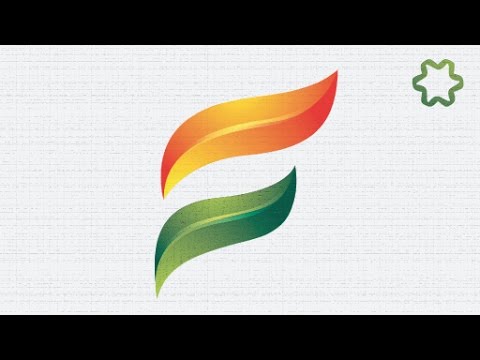 Water Drop Logo Design Tutorial With Different color every layer Adobe illustrator tutorial