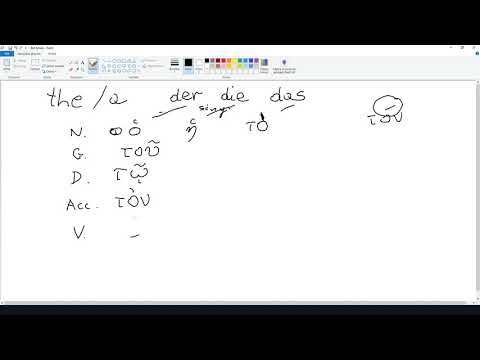 Greka [#010] Kurs greki biblijnej - Lekcja 10: rodzajniki, cz. 1