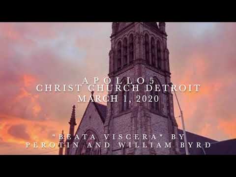 Concerts at Christ Church - Apollo5 - 3/1/2020 'Beata Viscera'