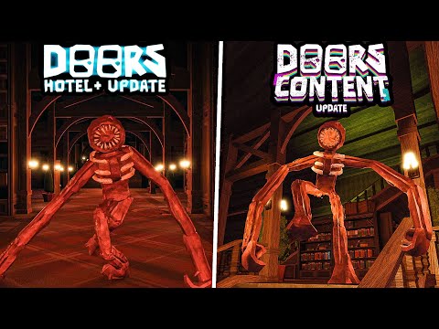 OLD vs NEW FIGURE LIBRARY! | (HOTEL+; CONTENT UPDATE)  - DOORS Content Update [Comparison] Showcase