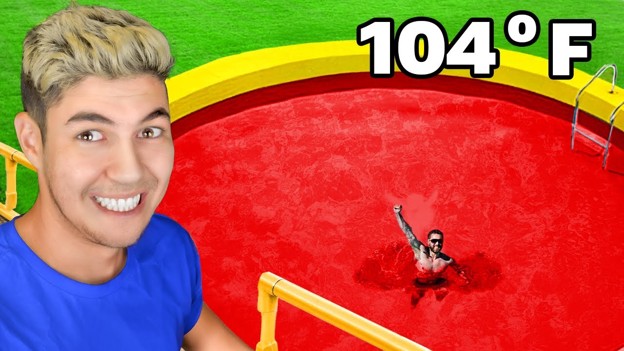 We Built A Giant Juice Pool Inside Our House