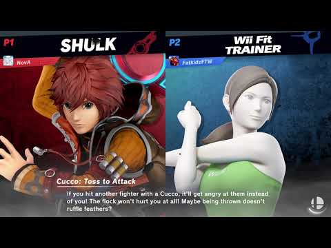 CWA Wifi Weekly 31 - Losers Round 2: Fatkid (Wii Fit Trainer) vs Nova (Shulk)