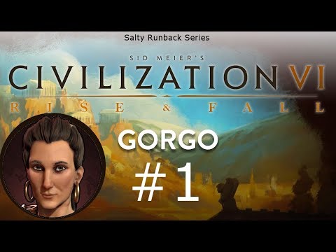 Let's Play Civilization 6: Rise and Fall - Deity - Gorgo part 1