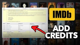 How to Add Credits on IMDB (Easy Guide)