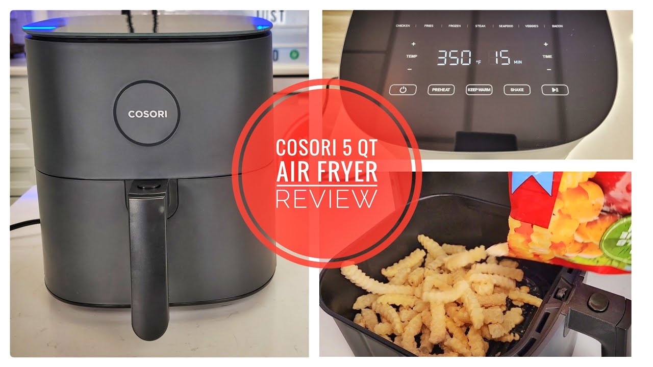 COSORI Air Fryer Pro 9-in-1, Compact 5QT, 450℉: Half Time & Chef-Grade Cook,  Review