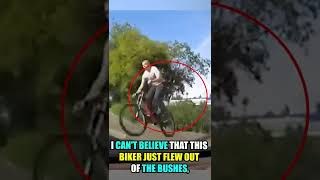 Biker Just Comes Out of Nowhere and Slams onto Car #shorts