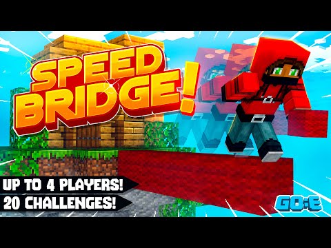 CRAZY Speed Bridge Challenge: INSANE Minecraft Game!