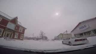 preview picture of video 'Yarmouth Winter Storm Drive - March 18, 2015'
