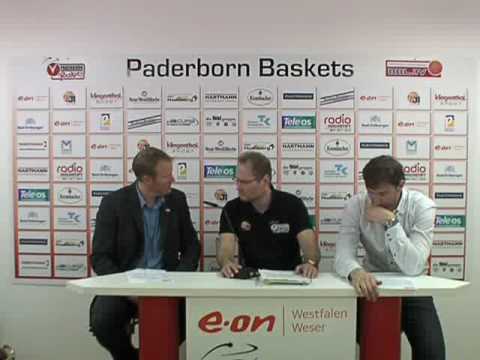 Pressekonferenz 30.04.2009 Paderborn Baskets - Köln 99ers