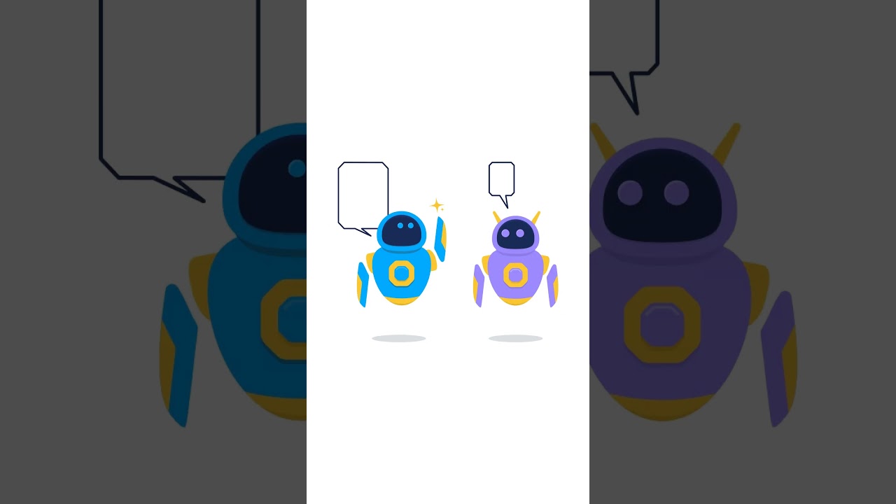 Cute robot vector illustration
