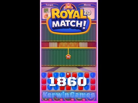Royal Match Level 1860 - No Boosters Gameplay