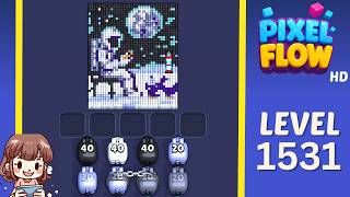 Pixel Flow Level 1531 Solution Walkthrough