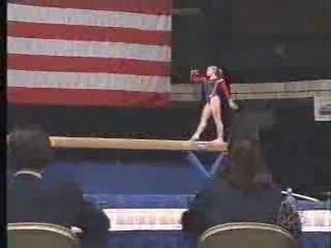VANESSA ATLER PERFECT BALANCE BEAM  GYMNASTICS