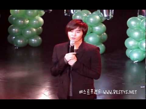 2010-08-01 "Because I'm stupid" Heo Young Saeng focus in Kim Hyung Jun's Birthday Party [BestYS.net]