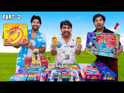 Testing Diwali Fireworks....सारे दमदार पटाखें | ₹100 Vs ₹1000 Vs 15000 - Part 2