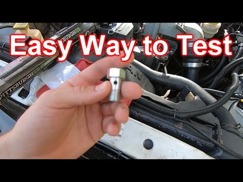 How to Replace 01 Cummins Fuel Return check valve VP44
