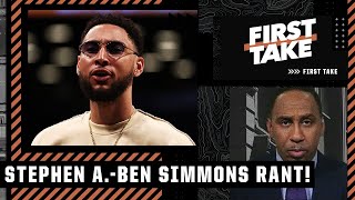 🚨 Stephen A.-Ben Simmons RANT ALERT! 🚨 &#39;This is UTTERLY RIDICULOUS!&#39; | First Take