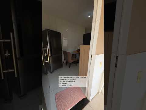 CASA EM INDUSTRIAL SANTO ANTÔNIO APARECIDA DE GOIÂNIA 2 QUARTOS. UM SUÍTE R$ 300.000 62992097207