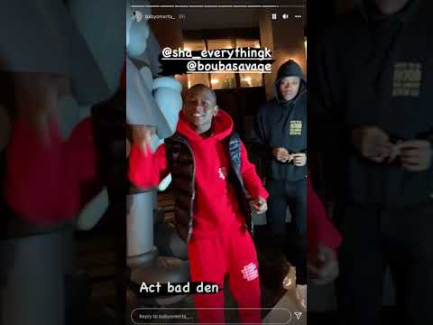 Sha Ek & Bouba Savage Filming New Music Video