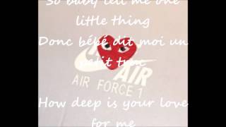 Dru Hill - How Deep Is Your Love Lyrics Paroles