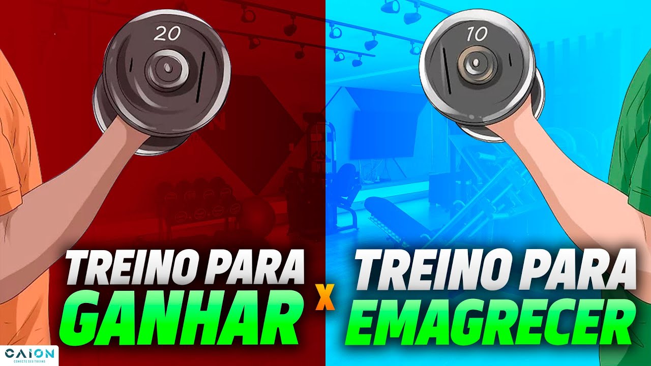 Qual a diferença de treino para definição, emagrecimento e ganho de massa magra?