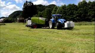 preview picture of video 'JDDmaskin grasshøsting rundballing'