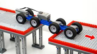 Making LEGO Technic Smart Vehicle Across Growing Gaps | Smart Lego