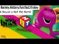 A House Is Not A Home Barney History Fun Fact Friday Tee Riffic Tributes