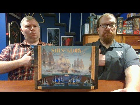 The Board Game Kaptain's review and tutorial for Sails of Glory 