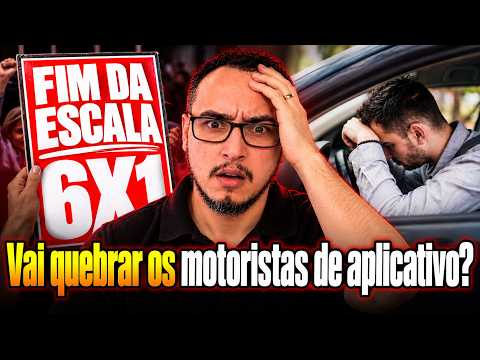 Fim da escala 6x1! Como isso prejudica o Motorista de Aplicativo Uber e 99Pop?