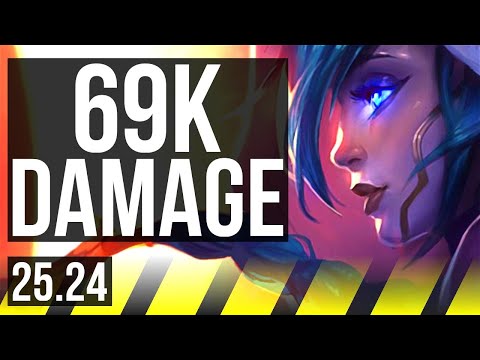 XAYAH & Lulu vs MISS FORTUNE & Rell (ADC) | 69K damage | KR Master | 25.24