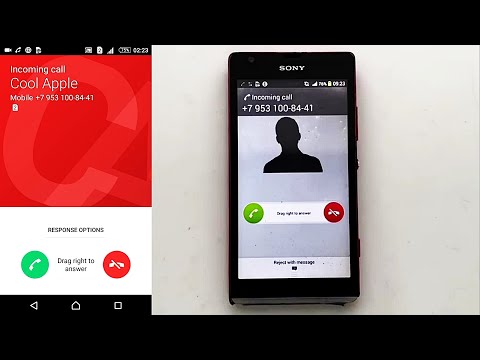 Sony Xperia  screen recorder & incoming call