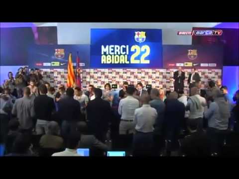 Merci Abidal  ...آخر لحظات وداع أبيدال
