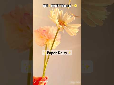 DIY Paper Daisy Tutorial | Old video repost