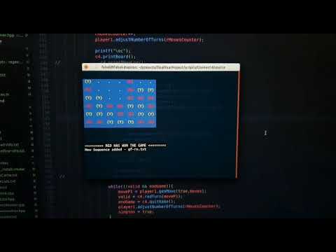 connect4 player (C++ lookup table)