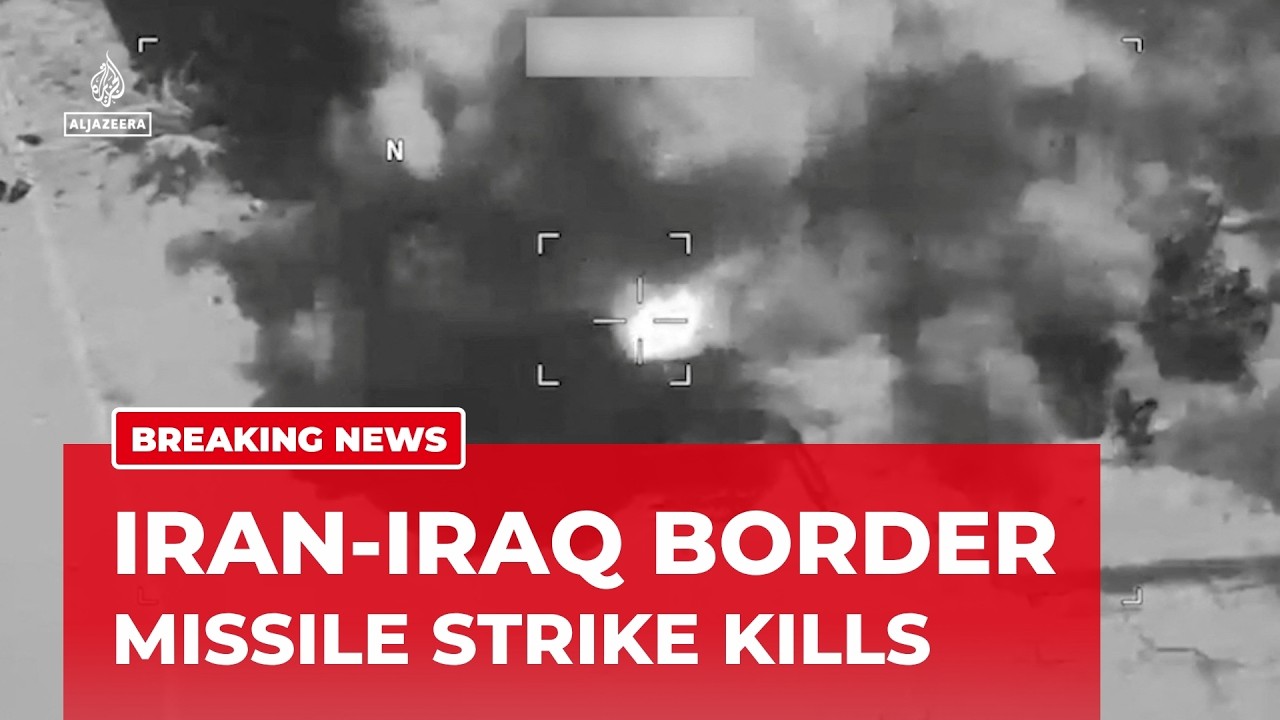 Video | US missile strike hits Iran-Iraq border crossing, killing two near passenger terminal
