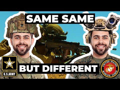 Why Soldiers and Marines Use Different Gear