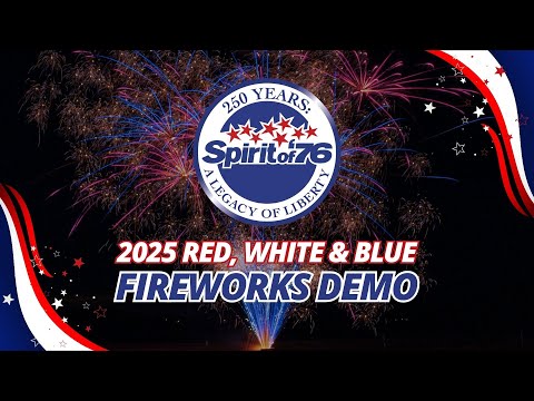 2025 Red, White & Blue Fireworks Consumer Demo - Spirit of ‘76 Patriotic Products Virtual Showcase