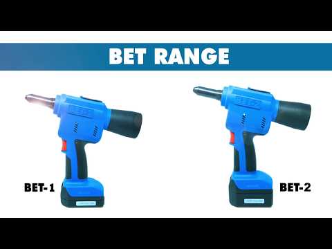 BRALO BET Range of cordless riveting tools