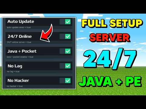 How to make 24/7 Minecraft server | How to make aternos server - full setup | Java + Pe and No lag