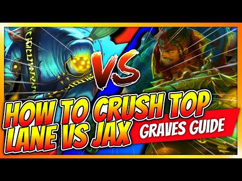 Graves Top is the BEST JAX COUNTER. Unplayable matchups League of Legends. Graves Top guide.